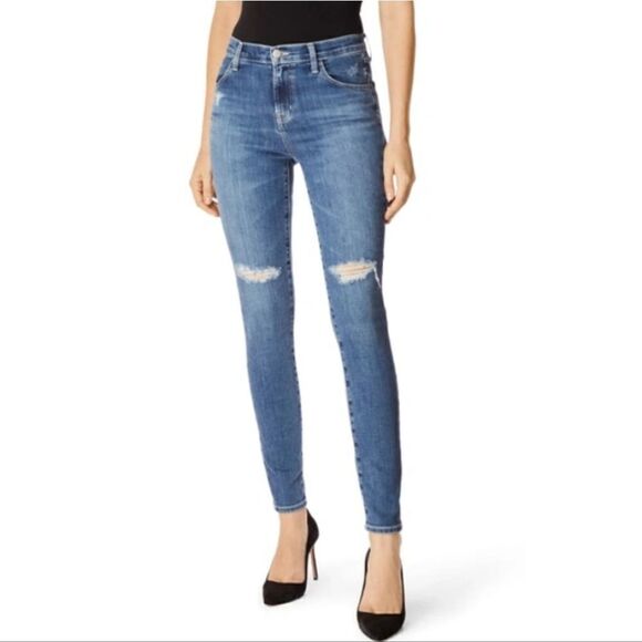 Jbrand maria high-rise skinny jeans - Picture 1 of 11
